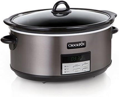 8 Quart Programmable Slow Cooker with Auto Warm - Curated Catalog G4