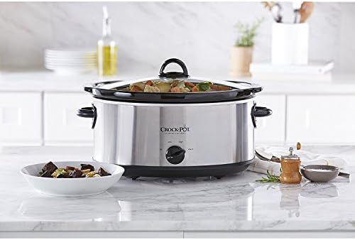 7 Quart Oval Manual Slow Cooker – Stainless Steel - Curated Catalog T8