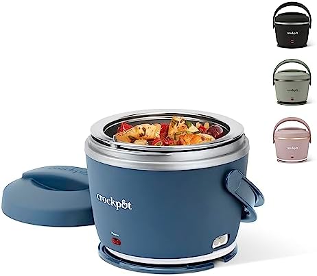 Electric Lunch Box Food Warmer 20oz – Faded Blue - Curated Catalog I3