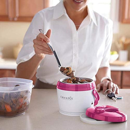 Lunch Crock Portable Food Warmer 20oz – Pink - Curated Catalog J8