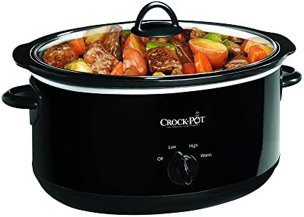 8 Quart Manual Slow Cooker – Black - Curated Catalog C0