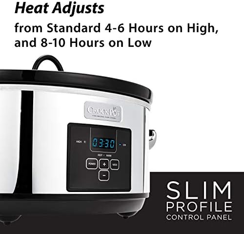 7 Quart Programmable Slow Cooker – Polished Platinum - Curated Catalog M2
