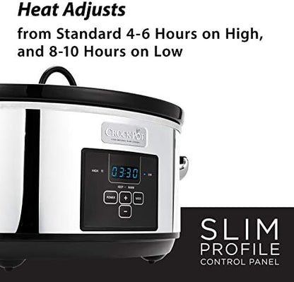 7 Quart Programmable Slow Cooker – Polished Platinum - Curated Catalog M2