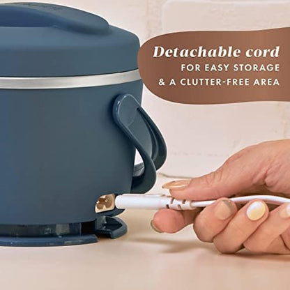 Electric Lunch Box Food Warmer 20oz – Faded Blue - Curated Catalog I3