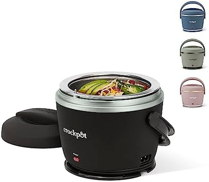 Electric Lunch Box Food Warmer 20oz – Black - Curated Catalog W1