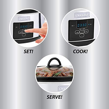 7 Quart Programmable Slow Cooker – Polished Platinum - Curated Catalog M2