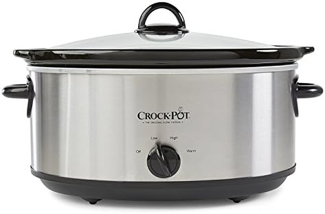 7 Quart Oval Manual Slow Cooker – Stainless Steel - Curated Catalog T8