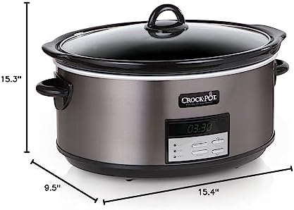8 Quart Programmable Slow Cooker with Auto Warm - Curated Catalog G4
