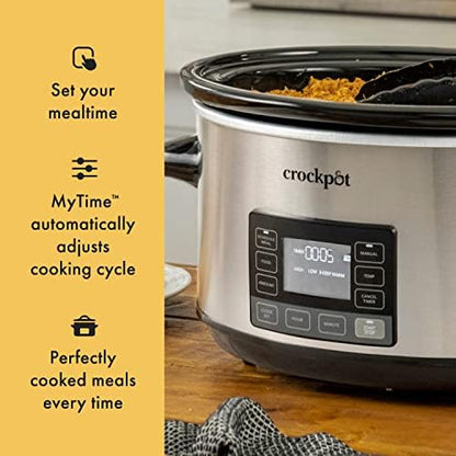 7 Quart Portable Programmable Slow Cooker with Timer - Curated Catalog T4