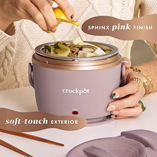 Electric Lunch Box Food Warmer 20oz – Blush Pink - Curated Catalog Q1