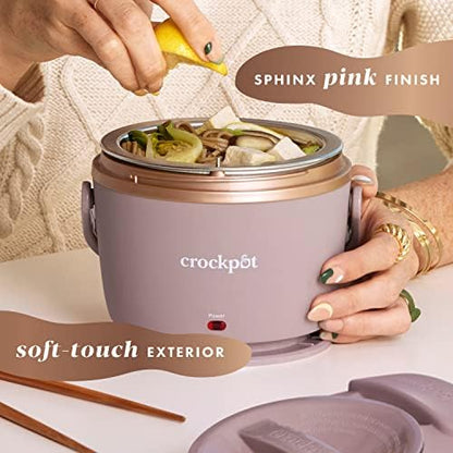 Electric Lunch Box Food Warmer 20oz – Blush Pink - Curated Catalog Q1