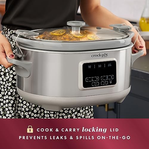 7 Quart Programmable Cook & Carry Slow Cooker - Curated Catalog A4
