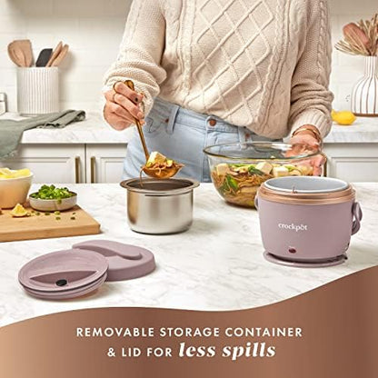 Electric Lunch Box Food Warmer 20oz – Blush Pink - Curated Catalog Q1