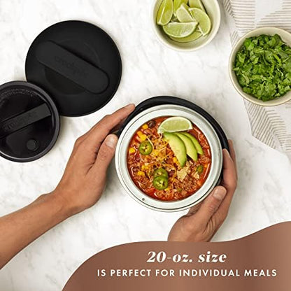 Electric Lunch Box Food Warmer 20oz – Black - Curated Catalog W1