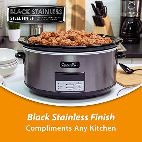 8 Quart Programmable Slow Cooker with Auto Warm - Curated Catalog G4