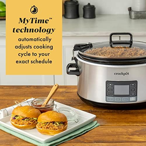 7 Quart Portable Programmable Slow Cooker with Timer - Curated Catalog T4