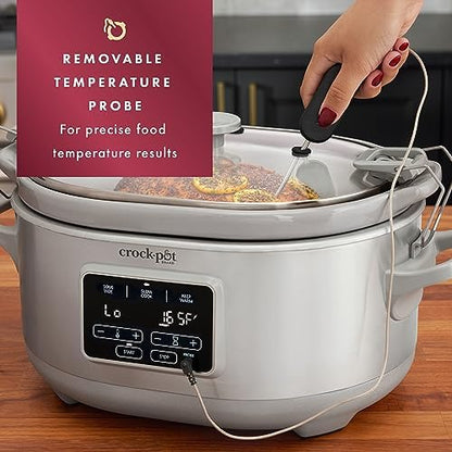 7 Quart Programmable Cook & Carry Slow Cooker - Curated Catalog A4
