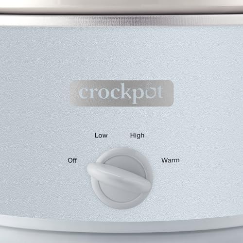4.5 Quart Manual Slow Cooker – Macaroon Blue - Curated Catalog J6