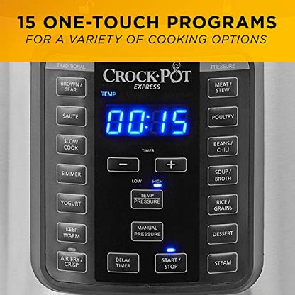 Express Crisp 8 Quart 10-in-1 Pressure Cooker - Curated Catalog C6