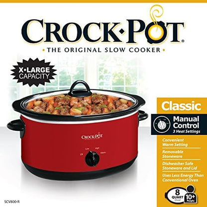 Express Crock 8 Quart Programmable Slow Cooker - Curated Catalog J1