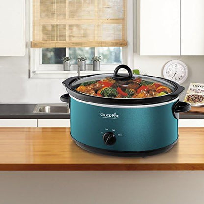7 Quart Manual Slow Cooker – Turquoise - Curated Catalog W9