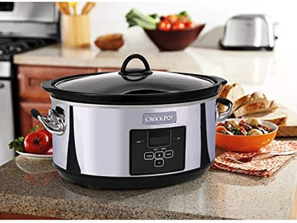 7 Quart Programmable Slow Cooker – Polished Platinum - Curated Catalog M2