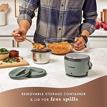 Portable Electric Lunch Box Food Warmer – Green - Curated Catalog B6