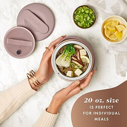 Electric Lunch Box Food Warmer 20oz – Blush Pink - Curated Catalog Q1