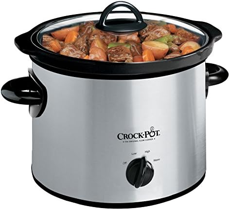3 Quart Manual Slow Cooker – Silver - Curated Catalog K0
