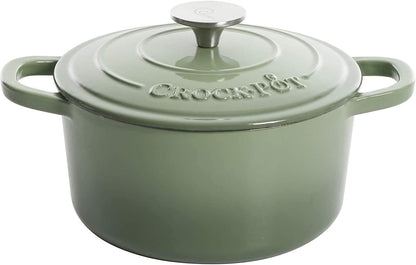 3 Quart Enameled Cast Iron Dutch Oven – Aqua - Curated Catalog P2