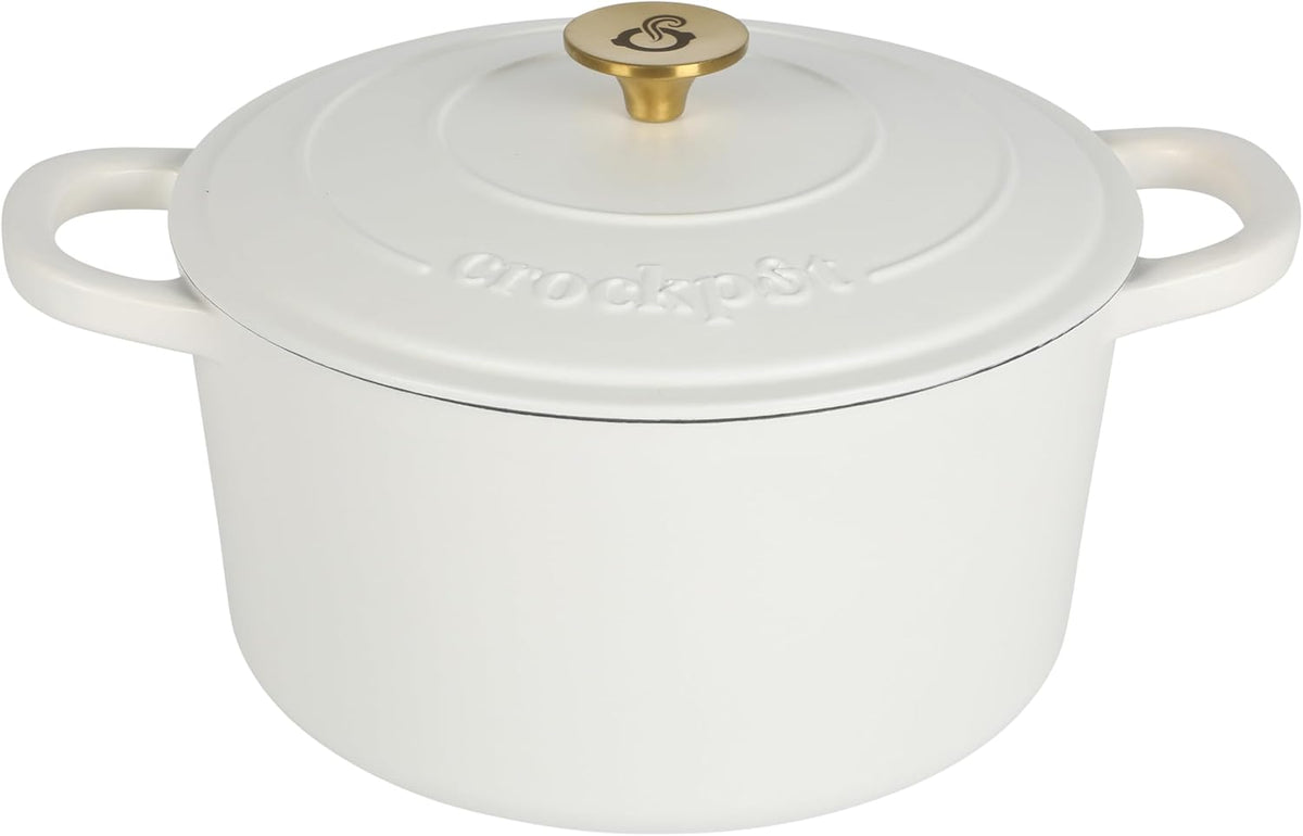 3 Quart Enameled Cast Iron Dutch Oven – Aqua - Curated Catalog P4
