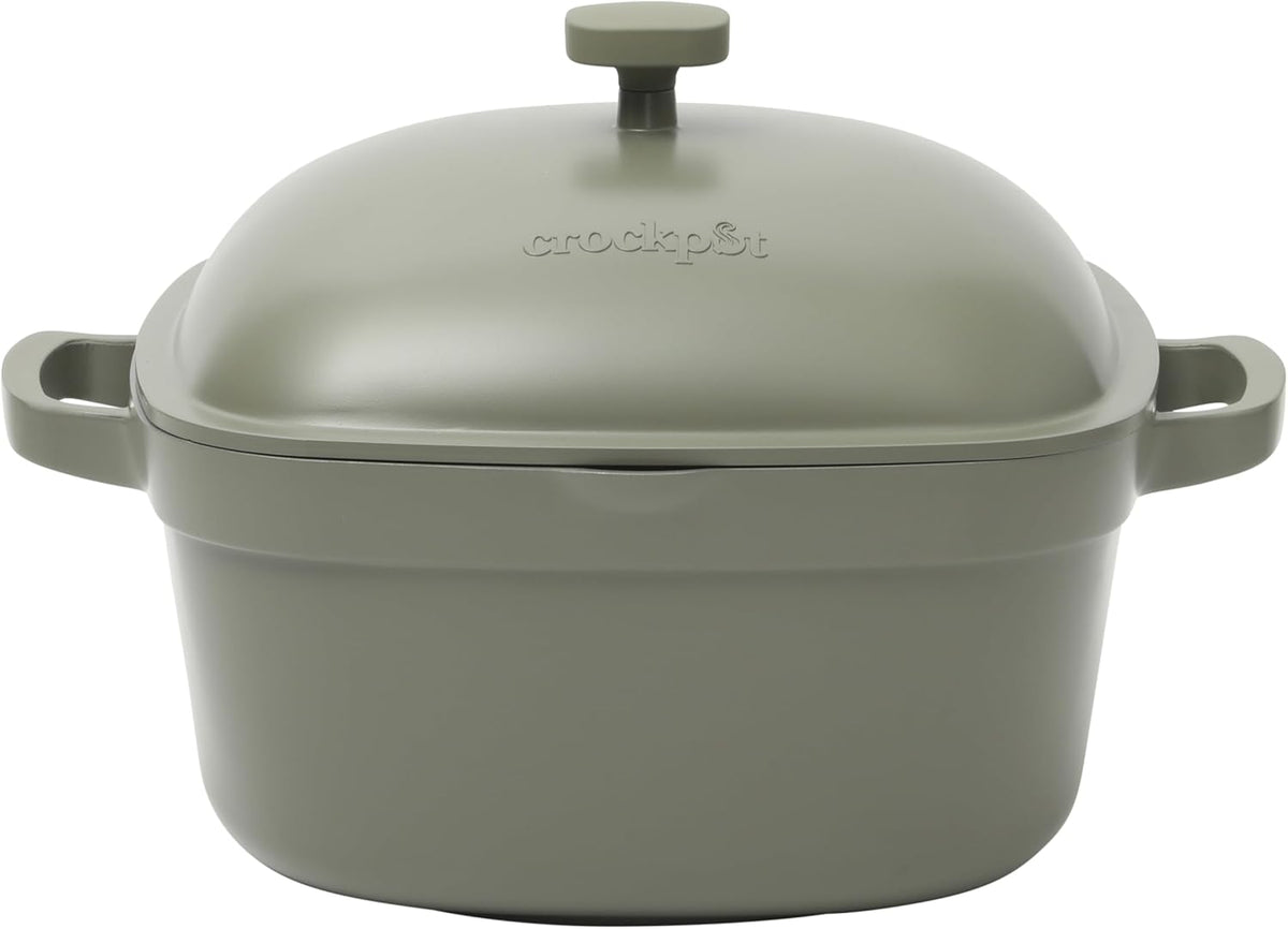 3 Quart Enameled Cast Iron Dutch Oven – Aqua - Curated Catalog P2