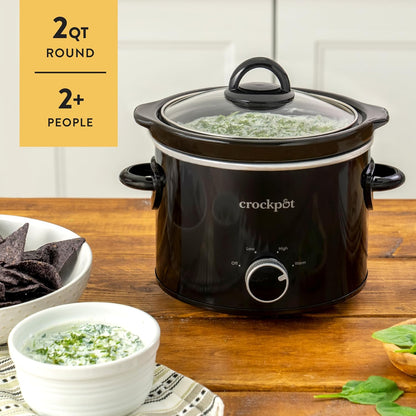 2 Quart Mini Slow Cooker – Classic Compact Cooker - Curated Catalog H2